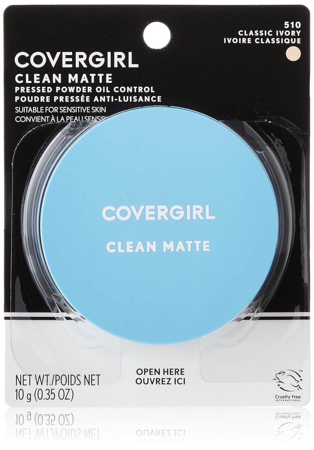 Clean Matte Pressed Powder - Oil Control, Shine-Free Formula for a Smooth, Matte Finish - 0.35 Fl Oz