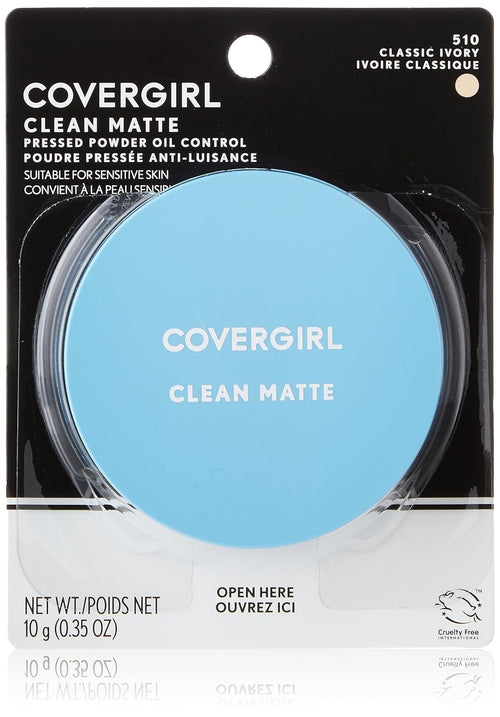 Clean Matte Pressed Powder - Oil Control, Shine-Free Formula for a Smooth, Matte Finish - 0.35 Fl Oz