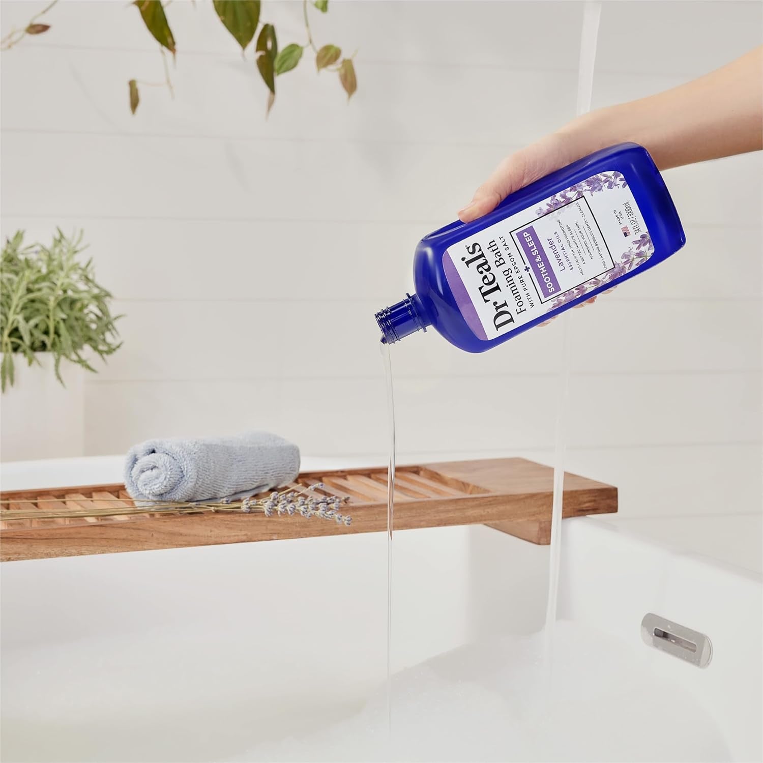 Lavender Foaming Bath with Pure Epsom Salt - Soothe & Sleep - 34 Fl Oz (Pack of 2)