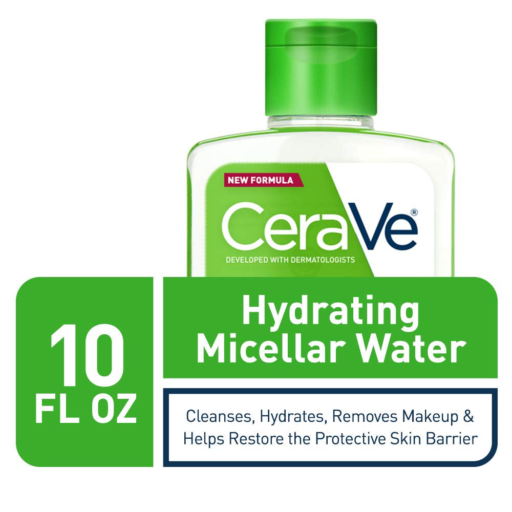 Micellar Water, Hydrating Facial Cleanser & Eye Makeup Remover, 10Oz