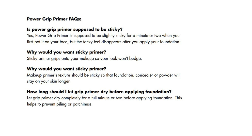 Power Grip Primer, Gripping & Hydrating Gel Primer, 0.811 Fl Oz