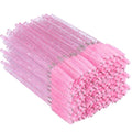 100PCS Disposable Mascara Wands & Eyelash Spoolie Brush Applicators