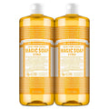 Citrus Pure-Castile Liquid Soap, Body Wash, 32 Oz 2-Pack