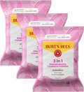 Burt’S Bees Micellar Rose Water Facial Towelettes, 30 Ct., 3 Pack